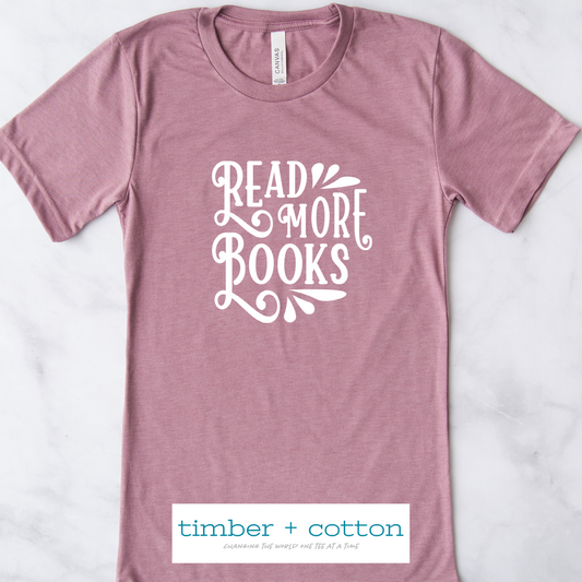 "read more books" tee